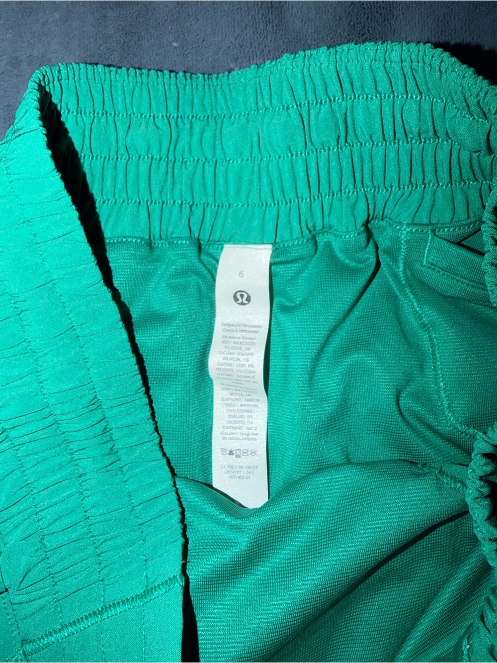 lululemon athletica Women's Athletic Shorts in Teal Green